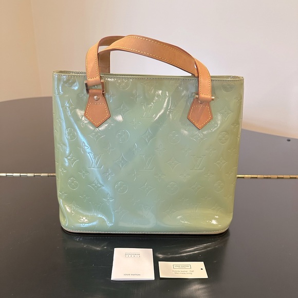Louis Vuitton RARE Vintage Retro Luxury Minimalist Authentic Vernis Houston Bag - Picture 1 of 17